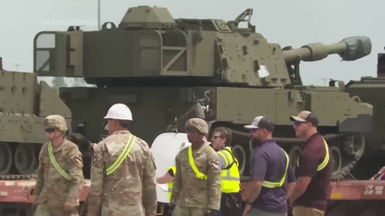 DC prepares for Trump's military parade on June 14