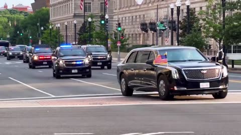 TRUMP MOTORCADE