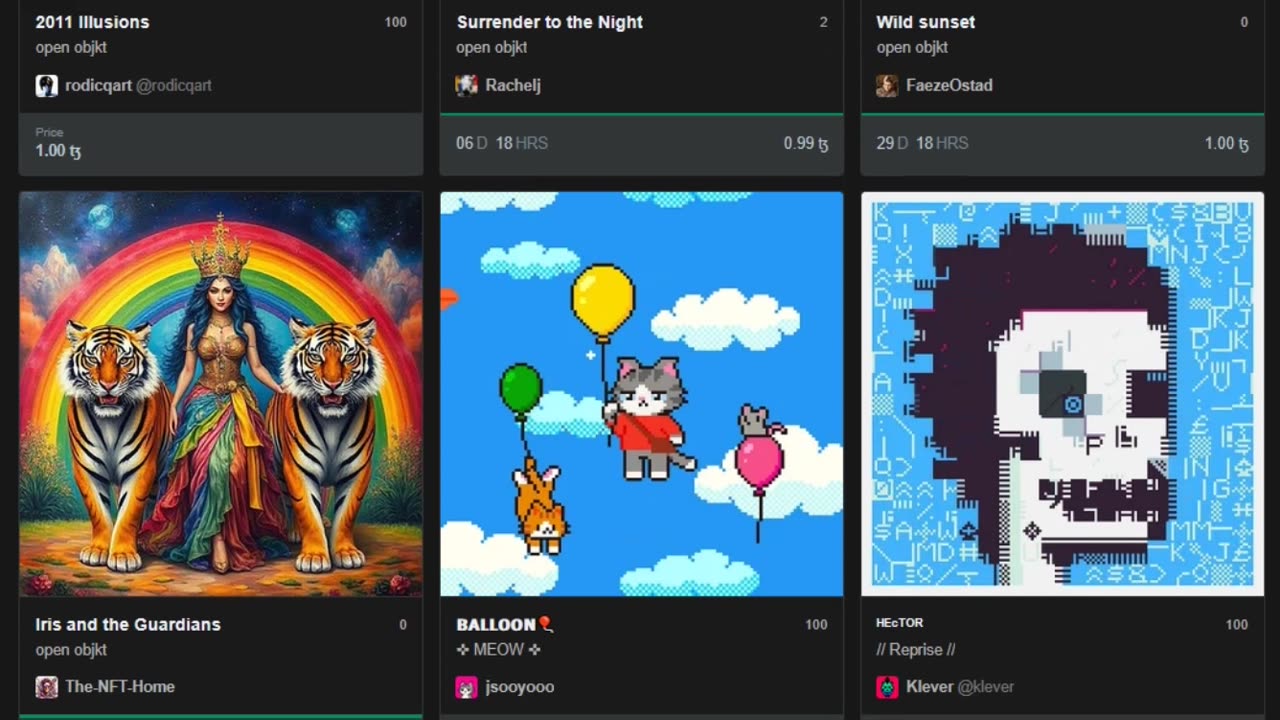 oooh my it's another #TEZOSTUESDAY! ...and more #objkt4objkt #digitalart added.