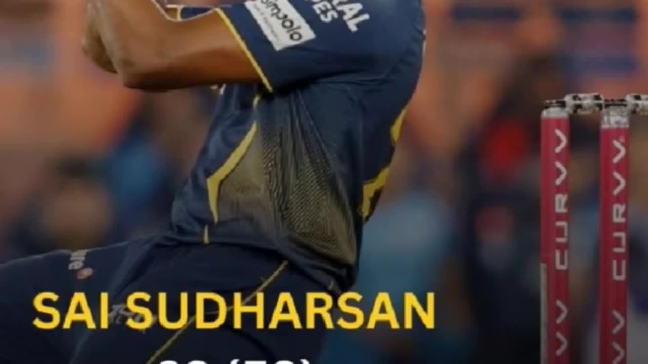 Sai Sudarshan Mr Consistent for GT in This IPL-25. Scored 82 runs Vs RR todayl.