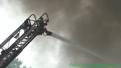 RECYCLING BUSINESS CATCHES FIRE, GOODRICH TEXAS, 01/23/26...