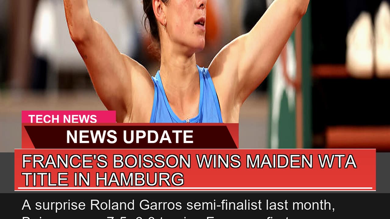 Frances Boisson Wins Maiden Wta Title in Hamburg