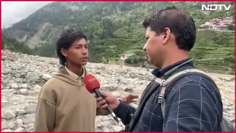 Dharali Uttarakhand Flood Situation | Dharali Flood: A Nepalese Boy's Search For Loved Ones