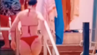 Red bikini showcase