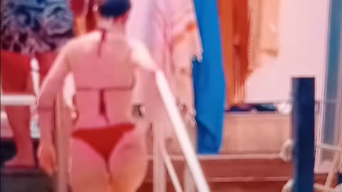 Red bikini showcase