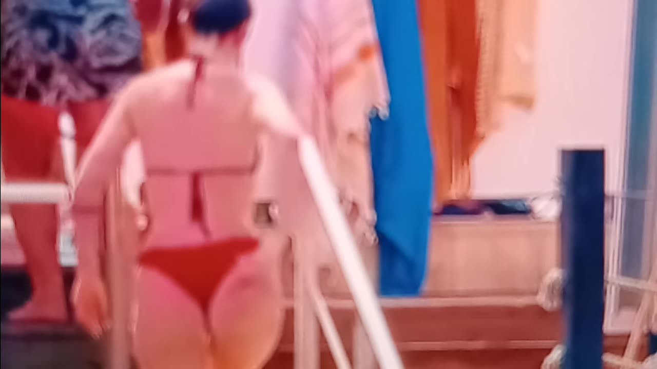 Red bikini showcase