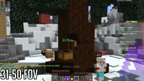 What Type of Player Are You? (Minecraft FOV Edition)