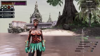 Conan Exiles purge gets broken Busty boobs breast expansion huge tits