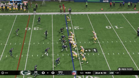 Madden 25 Green Bay Packers Franchise Year 1 Game 14 Packers Vs Seahawks CPU Vs CPU