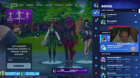 🔴 #Live [GR/CY/EN/BG] 🎮:Fortnite dike mu!! | Follow @ social: @DJCokeOfficial | !addme !social |