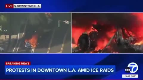 ABC reporter says not to bring in law enforcement to the LA riots