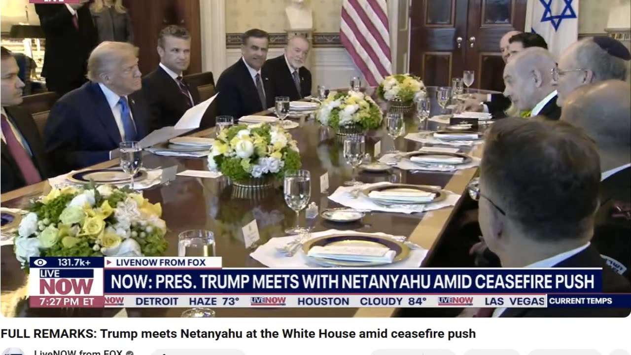 Netanyahu Praises Trump and Nominates Him For Peace Prize