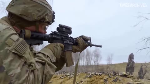 U.S. Army Soldiers Conduct Intense Combat Training in Germany
