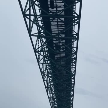 Under the Mighty Mac… Again! #lakecruise #greatlakes
