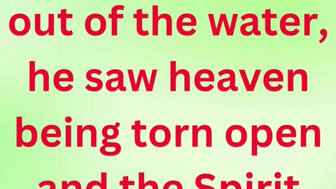 "The Baptism and Divine Approval of Jesus" mark 1:10,11 #shortvideo #shorts #youtubeshorts #youtube