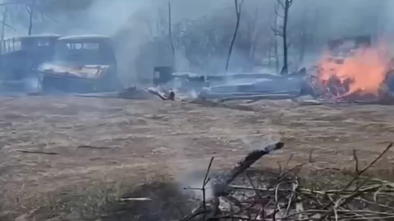 💥 Strike on the temporary deployment point of the Russian Armed Forces.