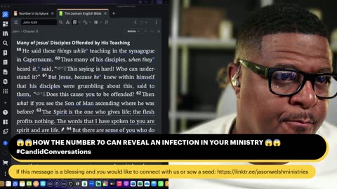 😱😱HOW THE NUMBER 70 CAN REVEAL AN INFECTION IN YOUR MINISTRY 😱😱 #CandidConversations