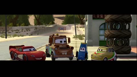 Cars Mater-National Championship - Luigi and Guido's Team Relay