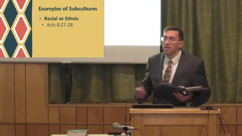 Christ and Culture ... and Subculture