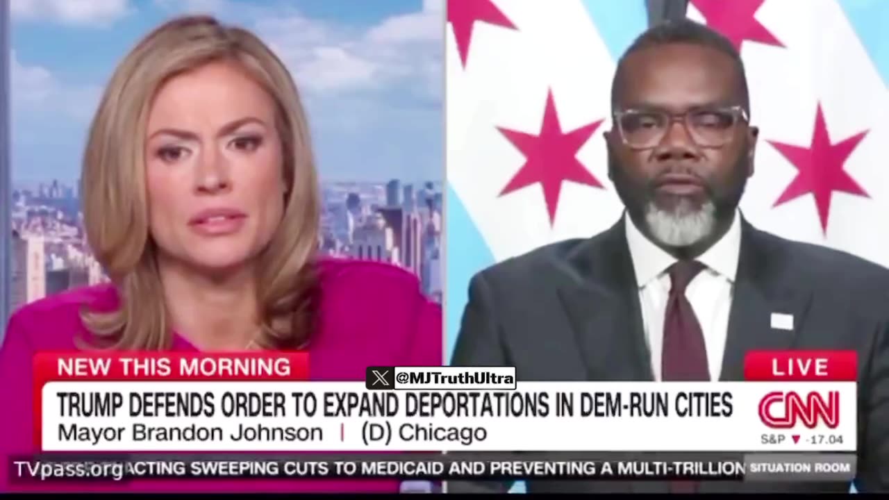 Chicago Mayor Brandon Johnson - Trump is trying to “eliminate Black People From Existence”
