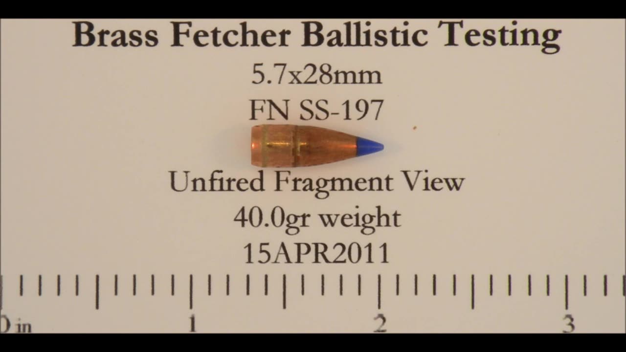 5.7x28mm Performance Against Soft Body Armor