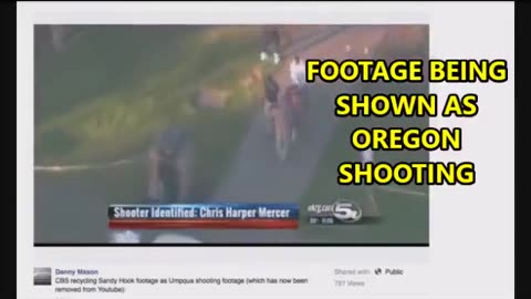 Man discovers media REUSED Sandy Crook footage for Oregon shooting
