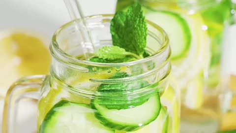 Refresh & Rejuvenate: Quick & Easy Detox Water Recipe💧🍋🌿
