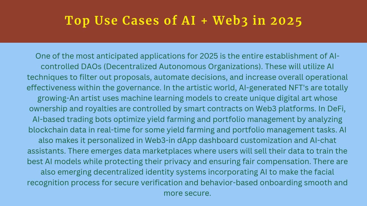 How AI and Web3 Are Merging in 2025: Use Cases and Tools