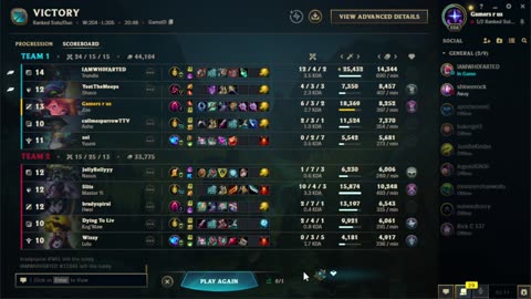 league of legends 6/29/2025