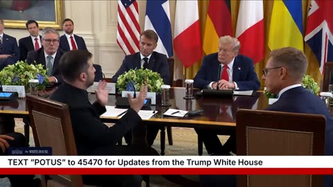 President Trump Meets European Leaders At White House Over Ukraine Crisis!