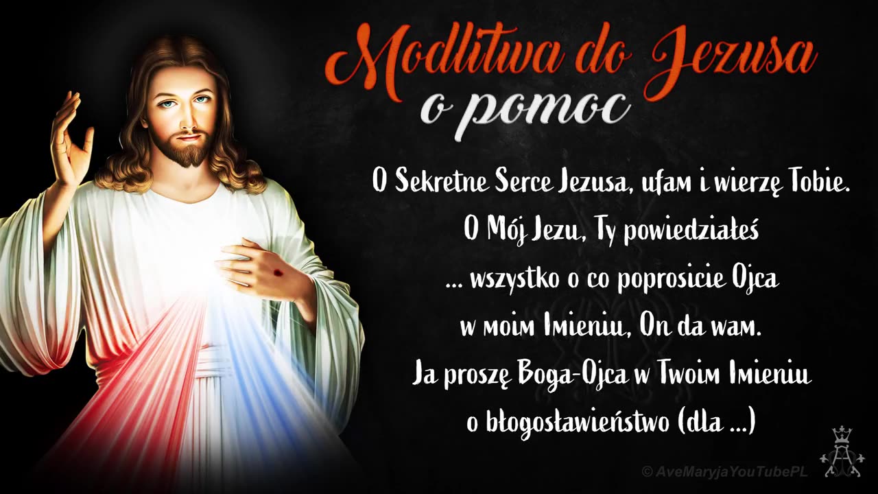 🙏 Modlitwa do Jezusa o pomoc 🙏 Bardzo skuteczna