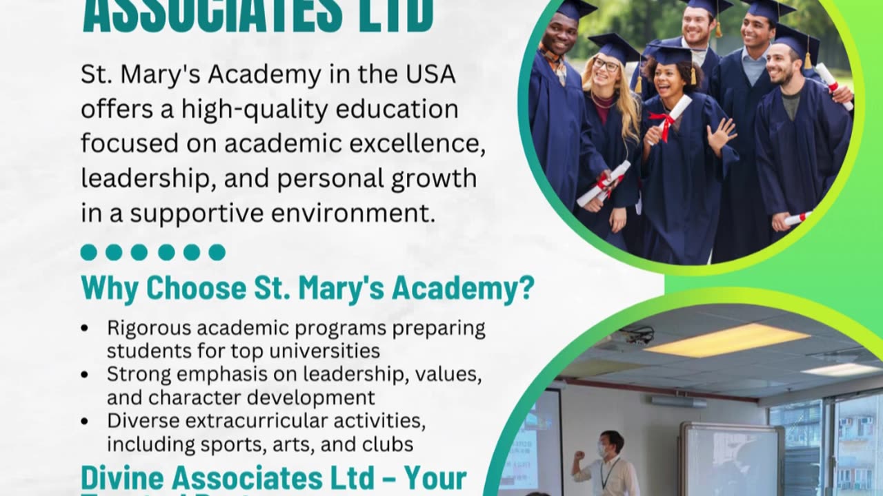 Unlock Your Future at St. Mary’s Academy with Divine Associates Ltd