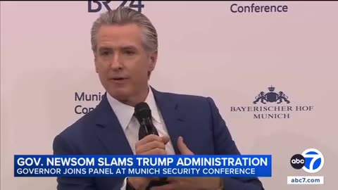 Newsom Tells World Leaders: Trump Is Temporary, Will Be Gone Soon