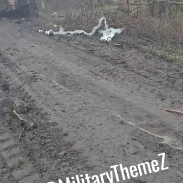 Footage of another "road of death,"