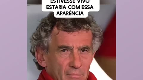 Ayrton Senna recriado por IA em 2024