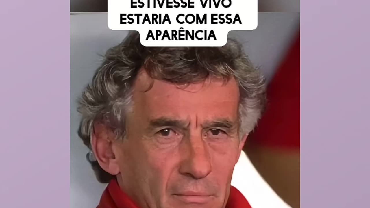 Ayrton Senna recriado por IA em 2024
