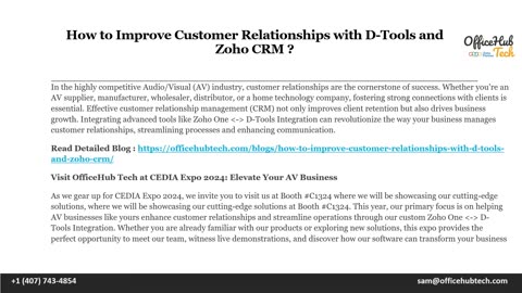 How to Improve Customer Relationships with D-Tools and Zoho CRM.mp4