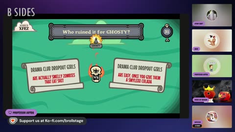 B SIDES Episode 106 - TV Party Tonight! - LIVE Riffs and Commentary!