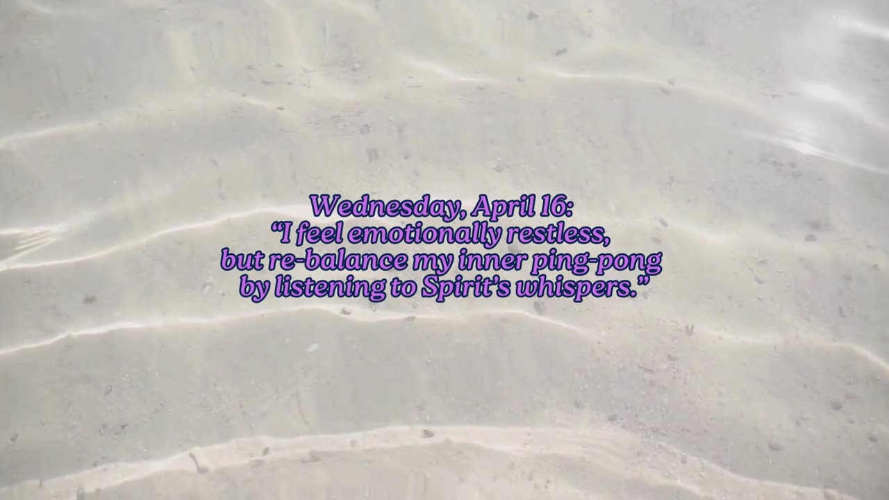 Inner Ping-Pong ~ Wednesday, April 16, 2025 ~ Numerology @ a Glance!