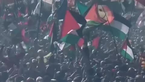 It looks like Gaza but it's Glastonbury, UK.