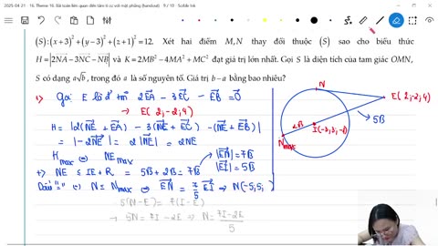 Theme 16 Bài toán liên quan đến tâm tỉ cự với mặt phẳng, mặt cầu mp4