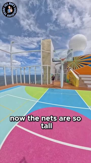 Sports Court at Star of the Seas Deck 17!