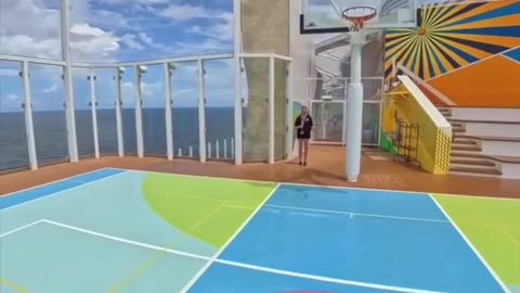 Sports Court at Star of the Seas Deck 17!