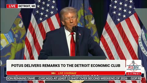 PRESIDENT TRUMP FULL SPEECH AT THE DETROIT ECONOMIC CLUB 11-14-2026
