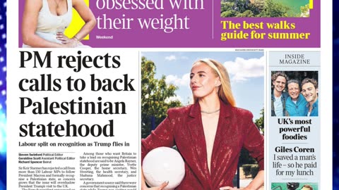 🔥Headlines Saturday 26th July 2025 Newspaper Headlines 🎉📰#britishpress #breakingnews