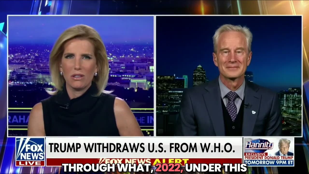 US Withdraws from The World Health Organization: Dr. McCullough on Fox News with Laura Ingraham