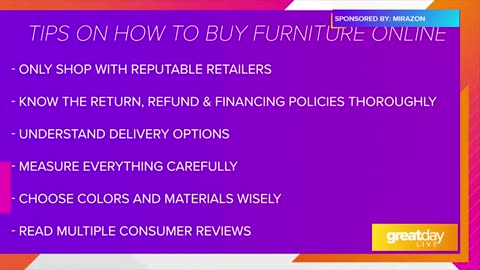 GDL: Tips on How to Buy Furniture Online