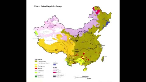 East Asia Ethnic Political Maps