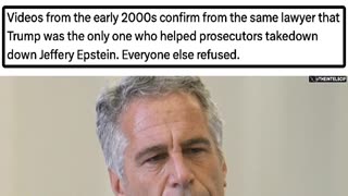 Trump confirmed to be secretly helping takedown Jeffery Epstein