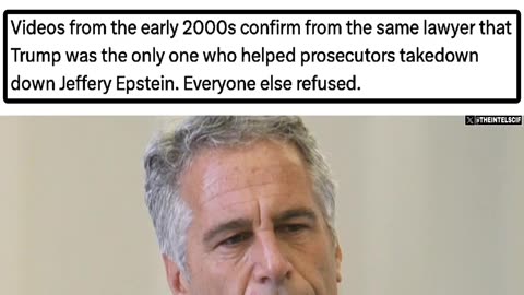 Trump confirmed to be secretly helping takedown Jeffery Epstein